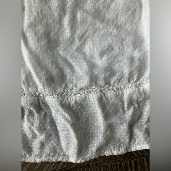 EUC Abercrombie & Fitch Elegant Ruffle Sleeves White Women's Top (Small) Lined - Picture 5 of 9